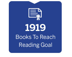 1919 Books To Reach Reading Goal